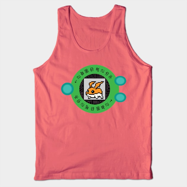 Digivice - T.K Green Tank Top by digitalAlchemist